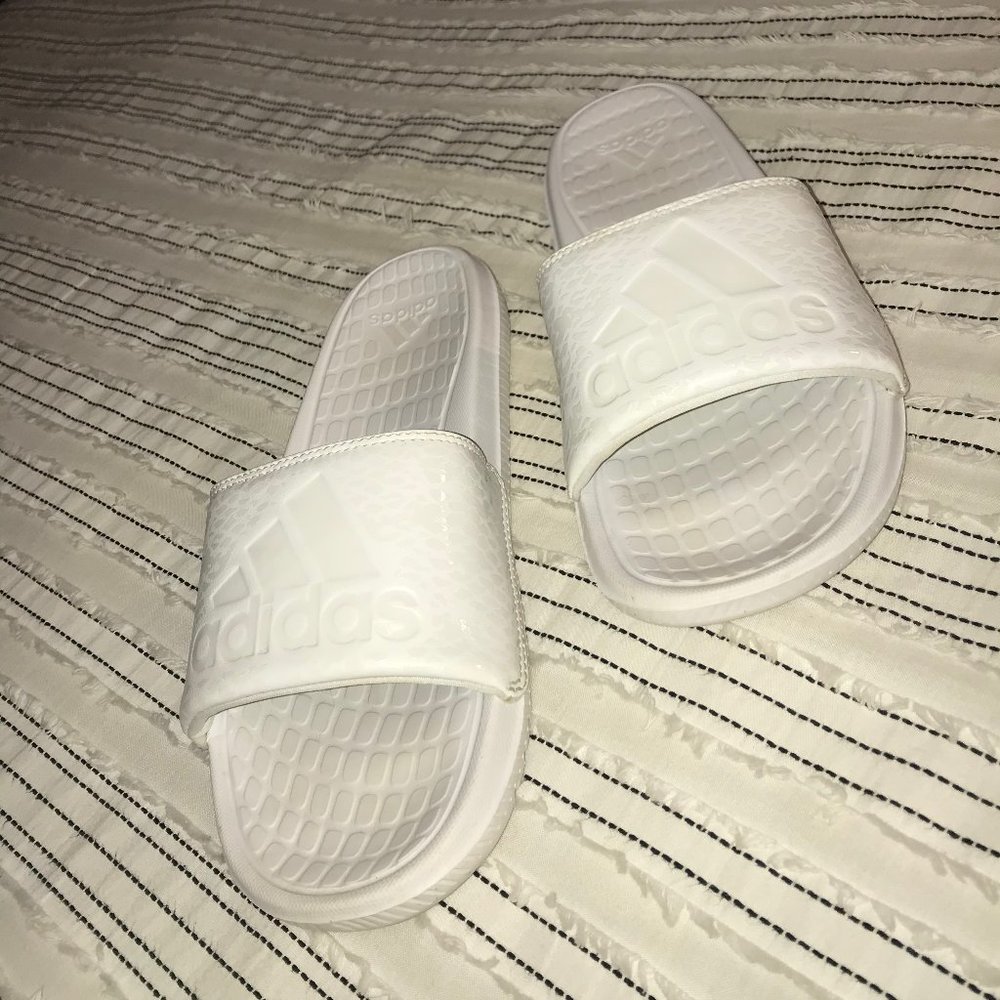 Adidas - White Sandals - Size 10